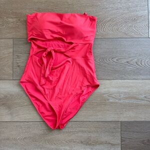 Aerie Wrap Strapless One-Piece Swimsuit